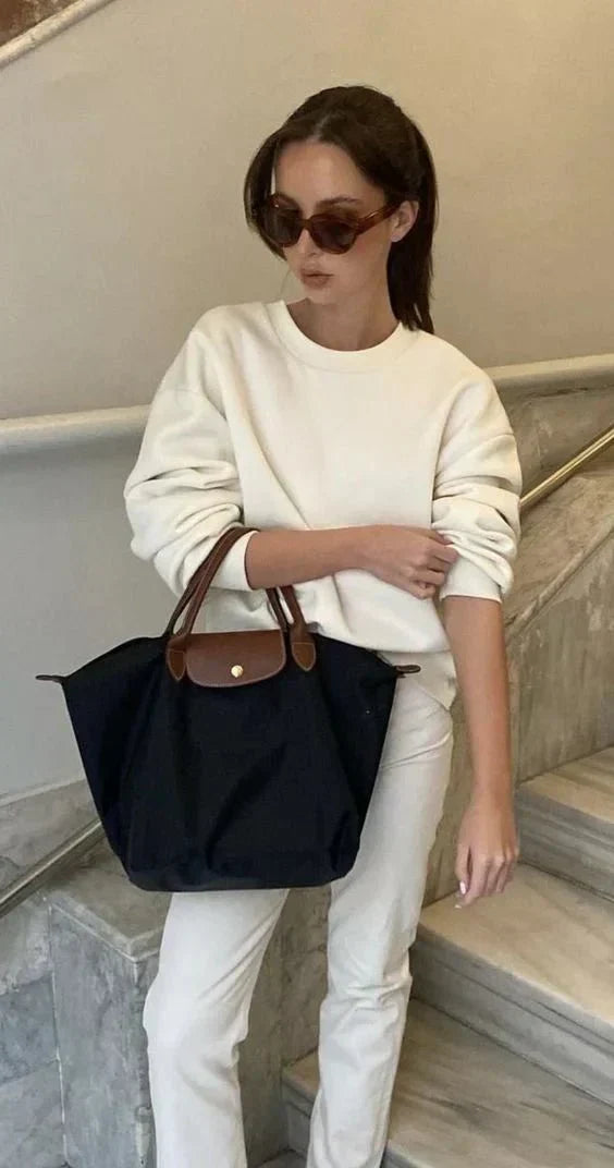 Elegant skuldertaske til kvinder med justerbare stropper