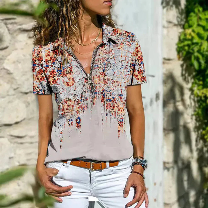 Dame elegant sommerskjorte