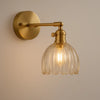Retro væglampe | Tulipandesign i glas | Elegant belysning