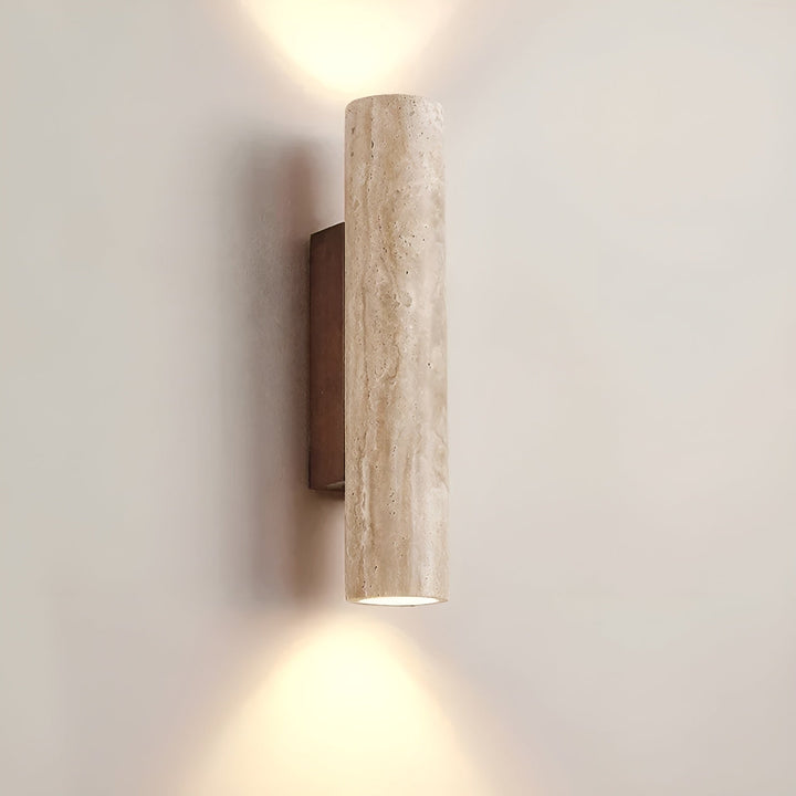 Væglampe | Elegant belysning | Design i travertin