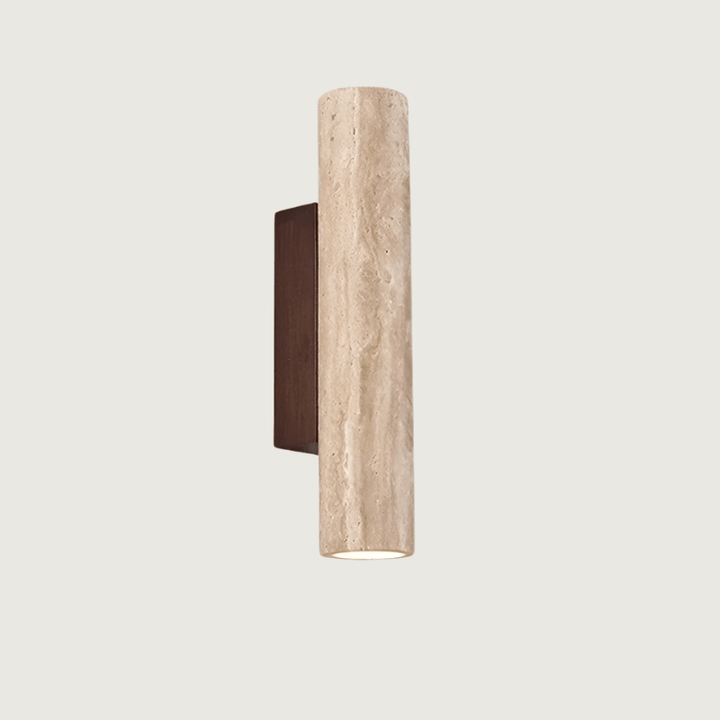 Væglampe | Elegant belysning | Design i travertin