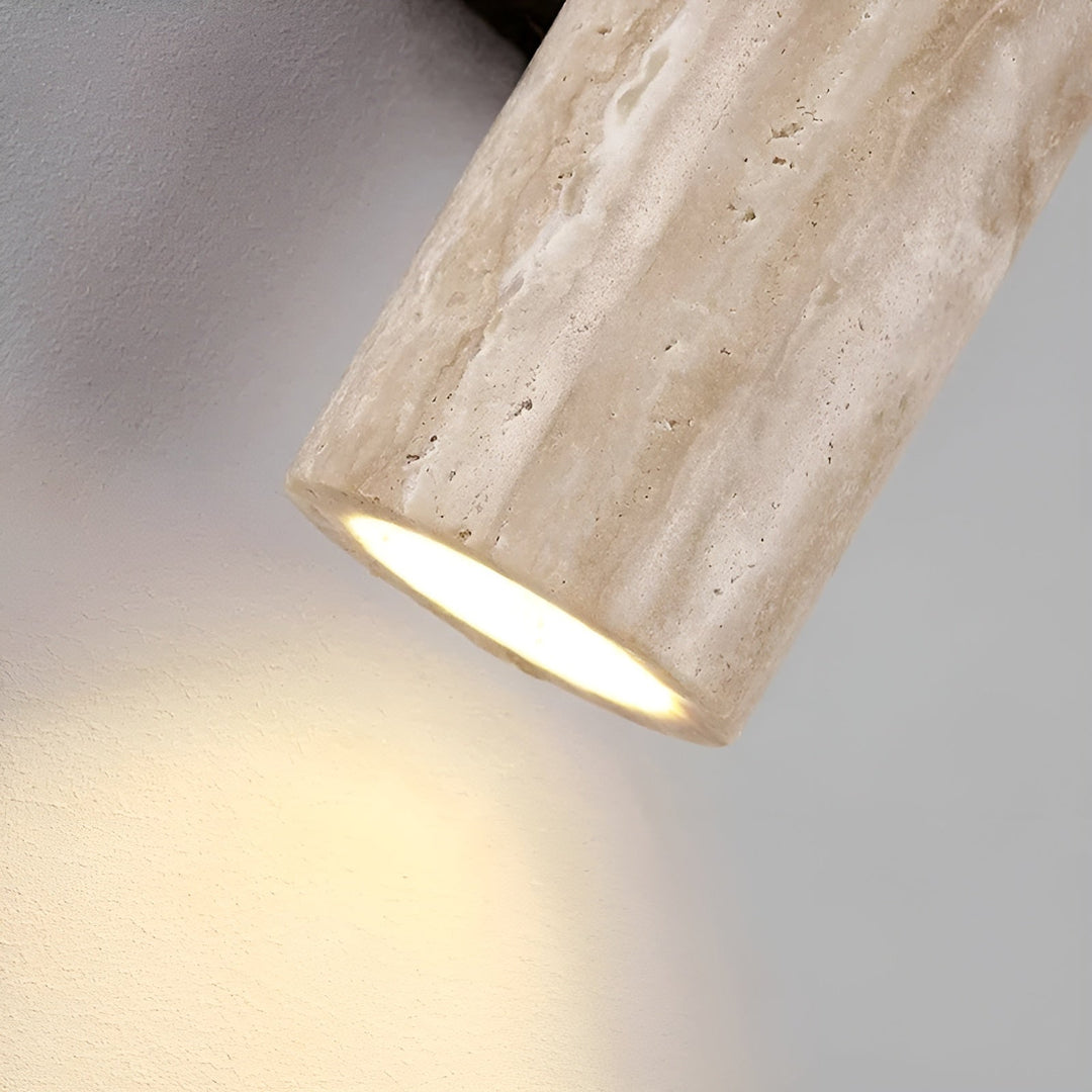 Væglampe | Elegant belysning | Design i travertin