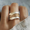 Ring - Elegant smykke i sølv og guld