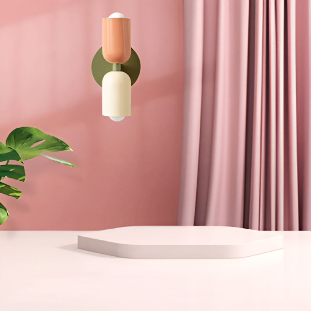 Dobbeltsidet LED-væglampe i nordisk design - moderne belysning til hjemmet