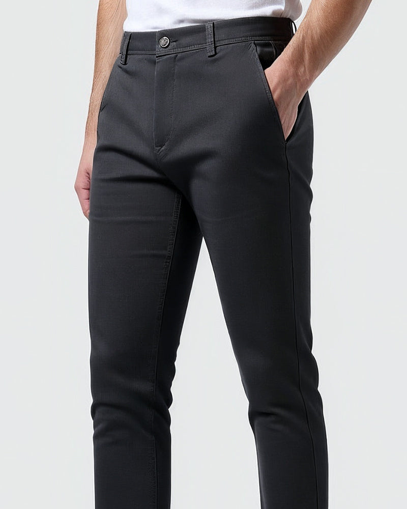 Slim fit chinos til mænd til hverdagen og kontoret