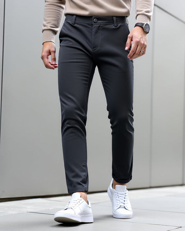 Slim fit chinos til mænd til hverdagen og kontoret