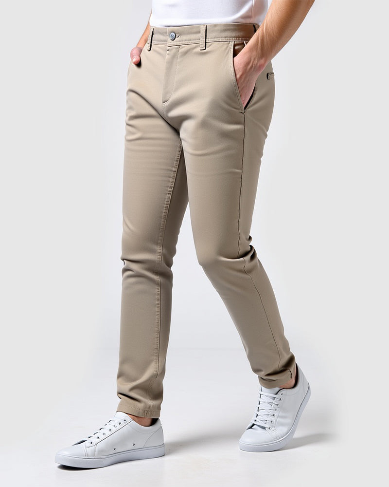 Slim fit chinos til mænd til hverdagen og kontoret