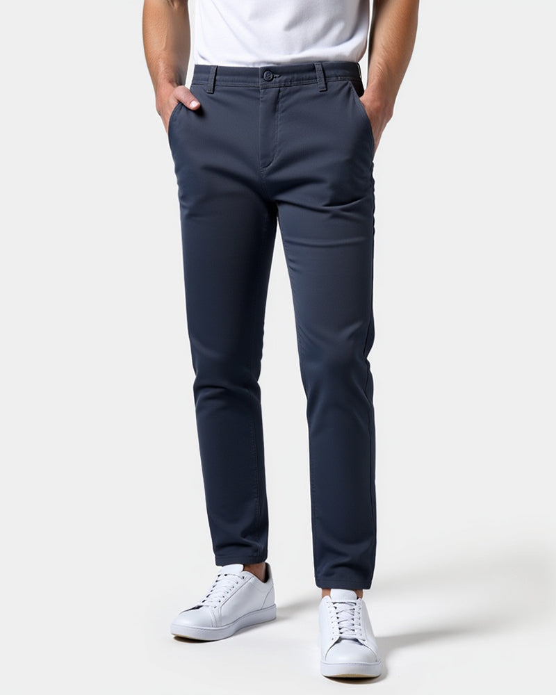 Slim fit chinos til mænd til hverdagen og kontoret