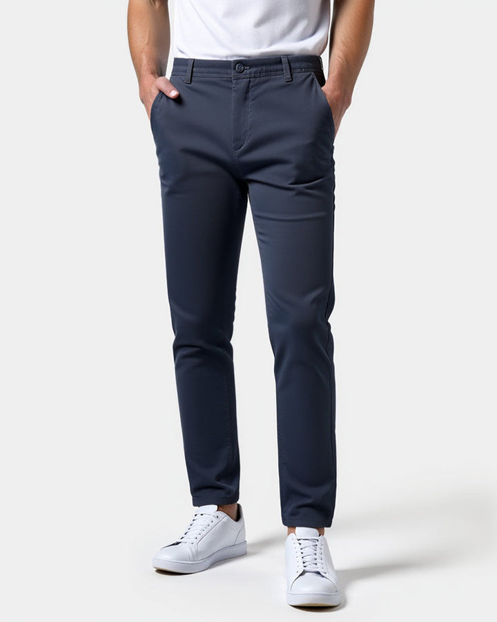 Slim fit chinos til mænd til hverdagen og kontoret