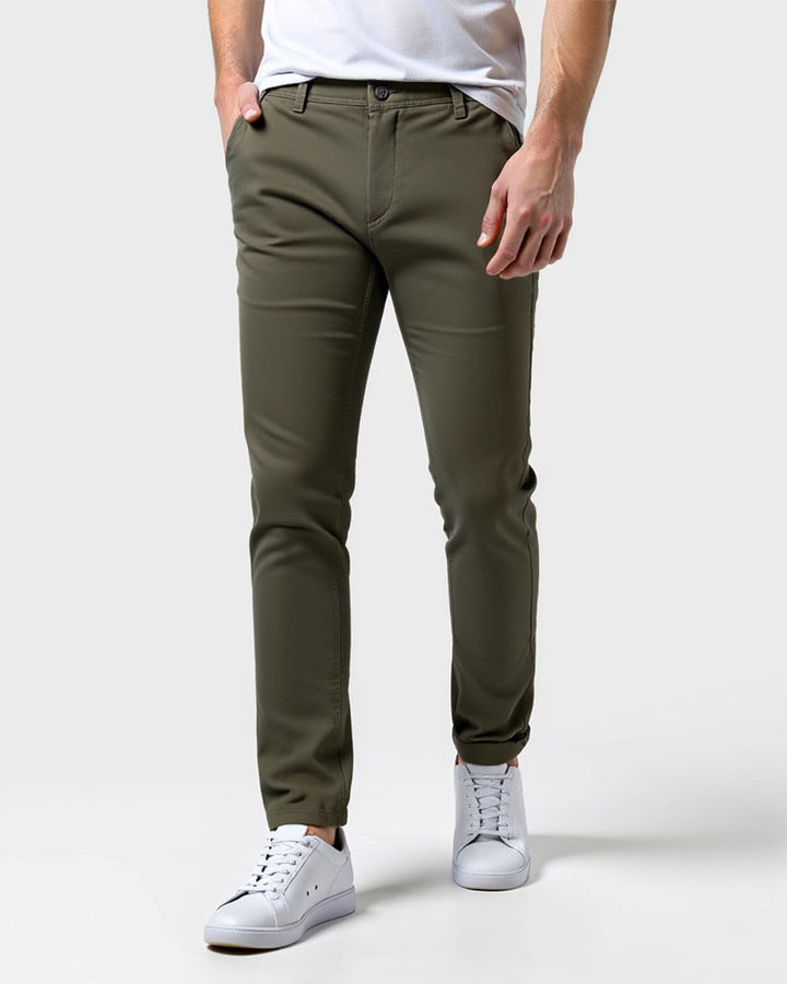 Slim fit chinos til mænd til hverdagen og kontoret