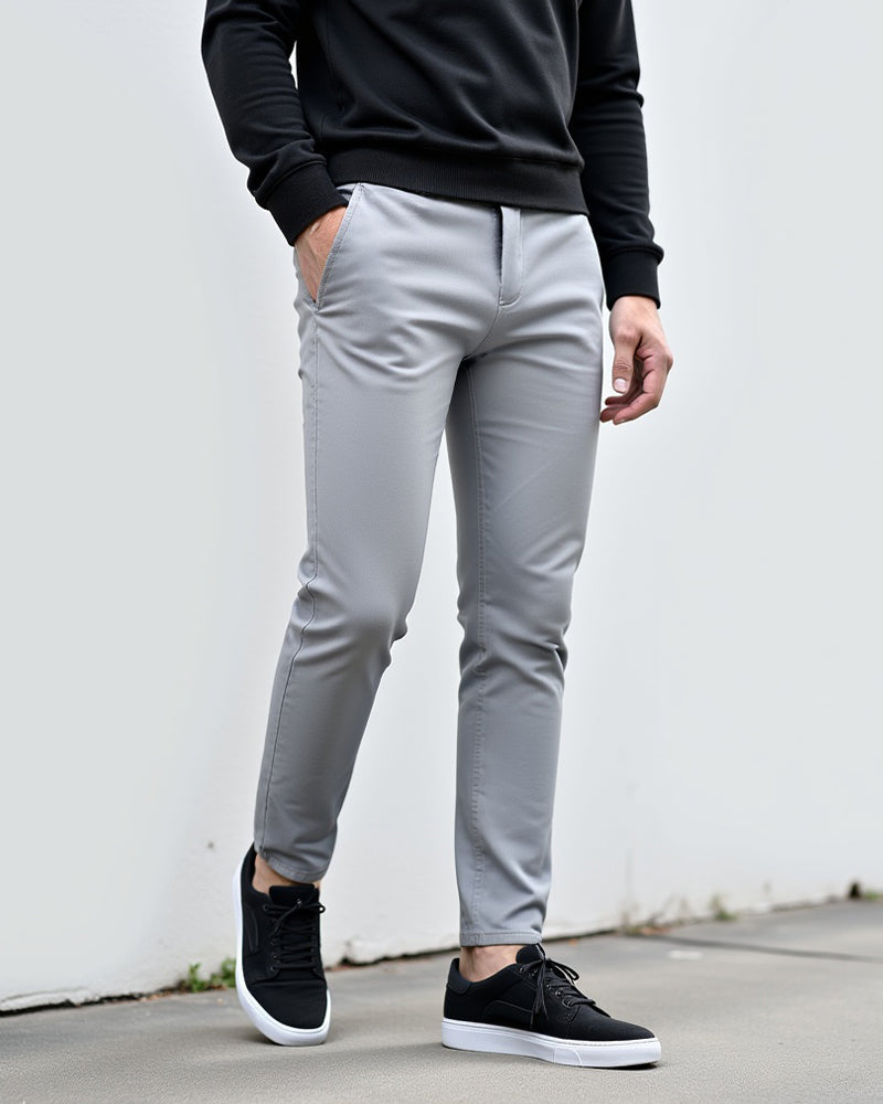 Slim fit chinos til mænd til hverdagen og kontoret
