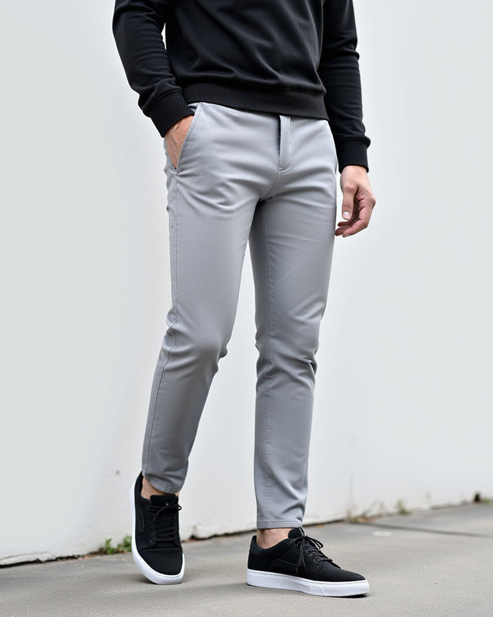 Slim fit chinos til mænd til hverdagen og kontoret