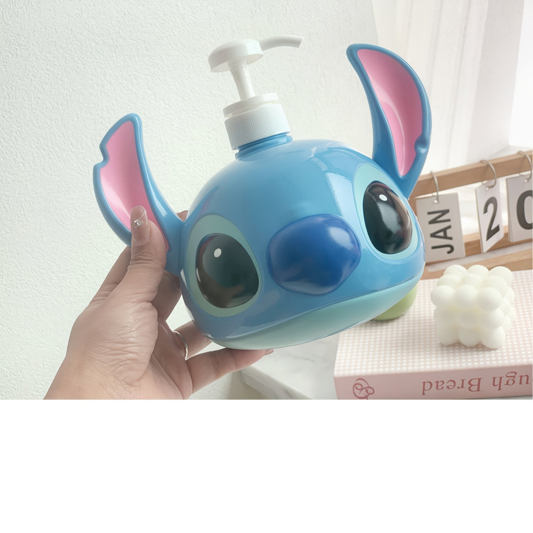 Shampoodispenser i PVC med Disney Stitch – perfekt til badeværelse og køkken