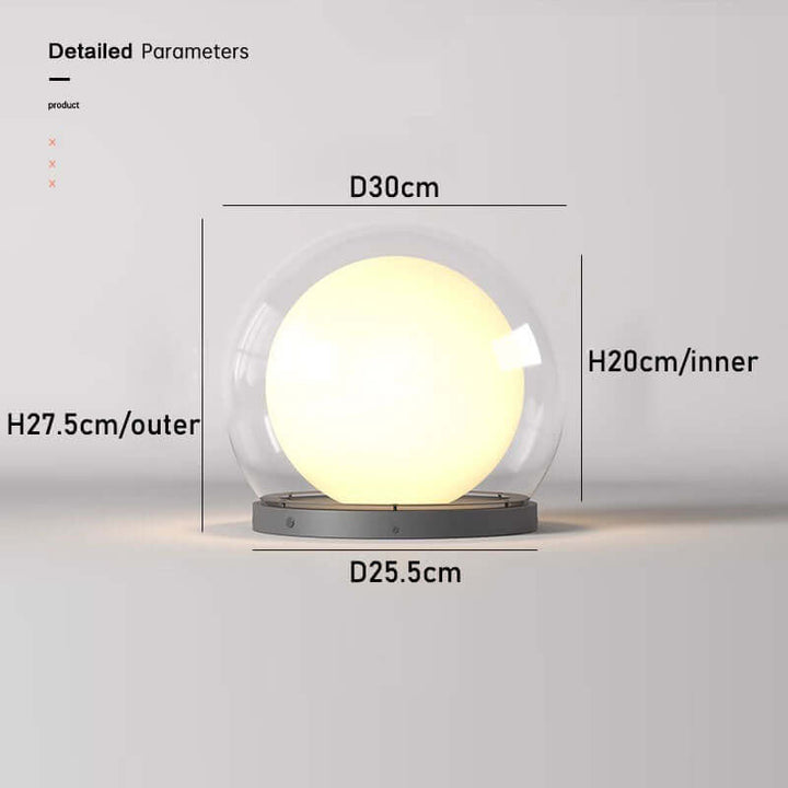 Moderne udendørslampe - Design i måneform