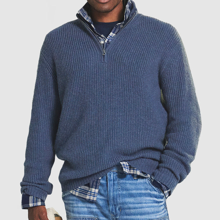 Business casual-trøje i kashmir – Victor