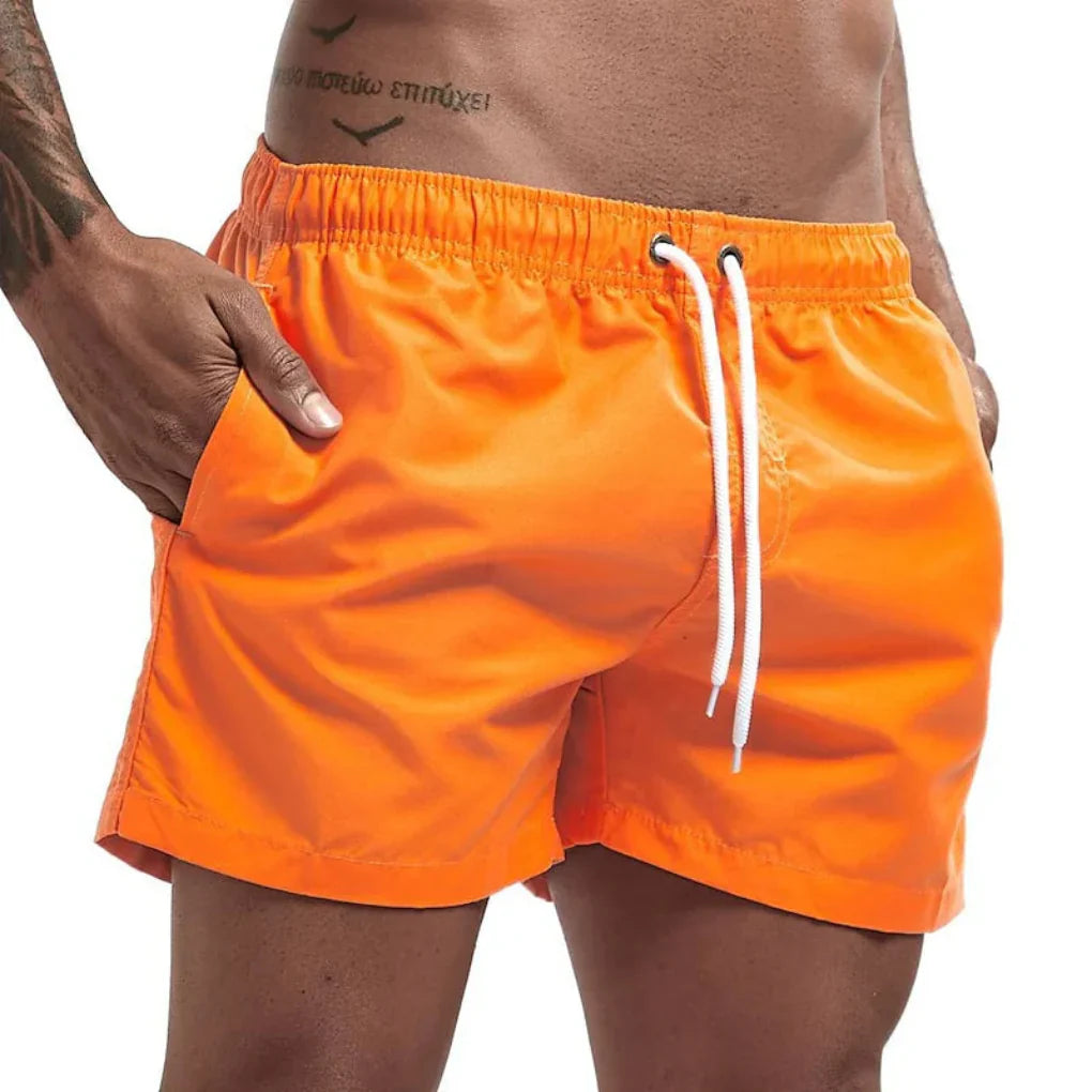 Herre hurtigttørrende badeshorts