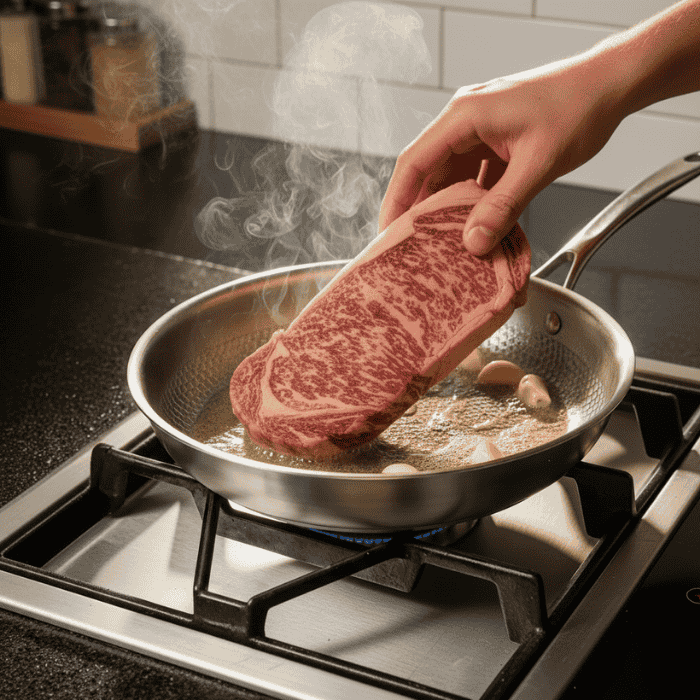 TITAN-PREMIUM PAN – Titaniumpande af høj kvalitet uden belægning til alle typer komfurer