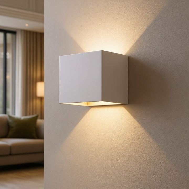 Trådløs Væglampe til Indendørs og Udendørs Brug | LED-lampe med Batteri og Sensor | GlowCube