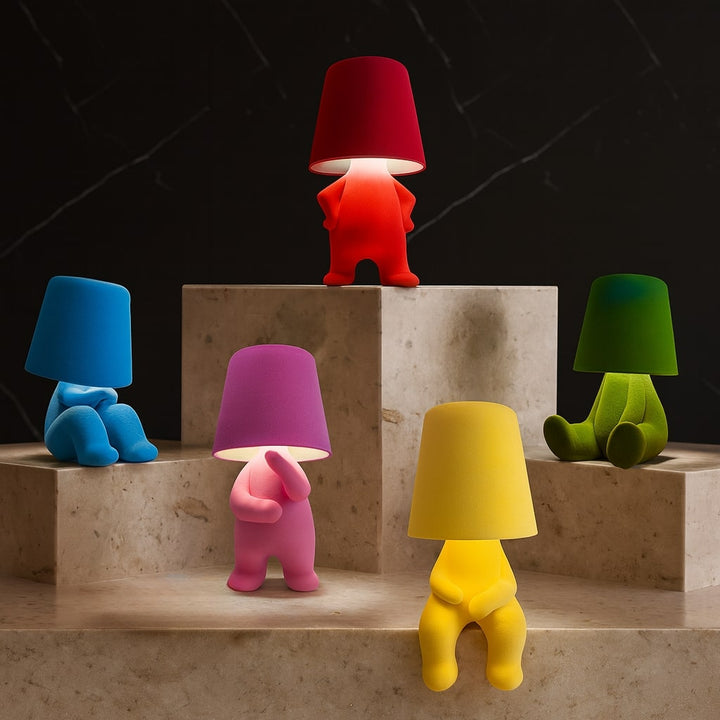 Bordlampe til børneværelset | Moderne lampe | Natlampe | GlowFigur