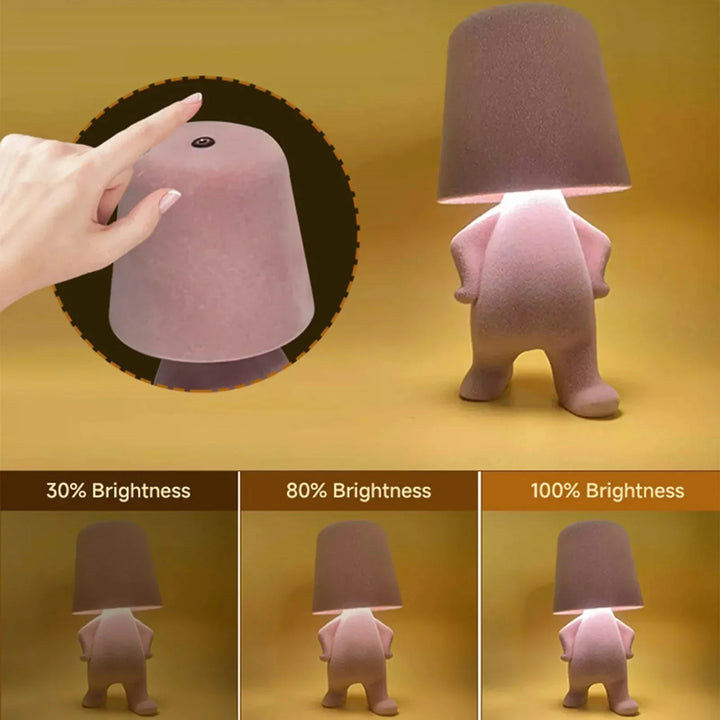 Bordlampe til børneværelset | Moderne lampe | Natlampe | GlowFigur