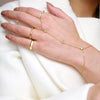 Kædearmbånd | Armbånd med krystalring