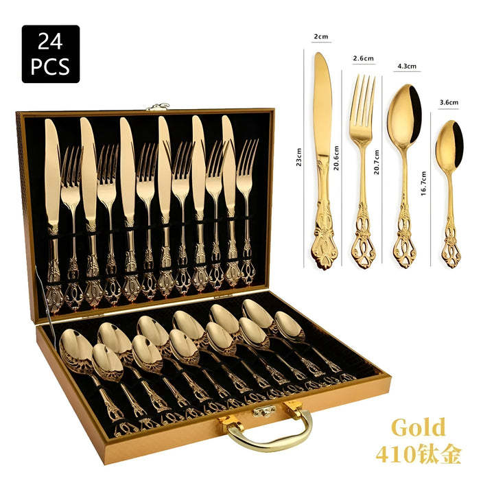 RoyalCutlery luksus bestiksæt med 24 dele