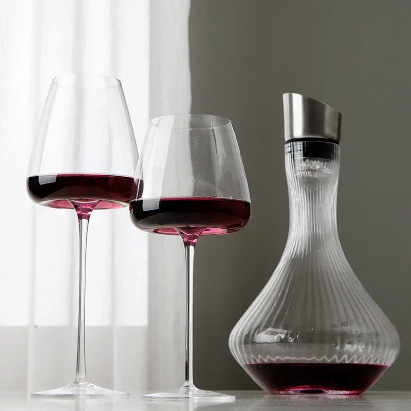 Krystalvinglas | LuxeSip | Håndlavet elegance