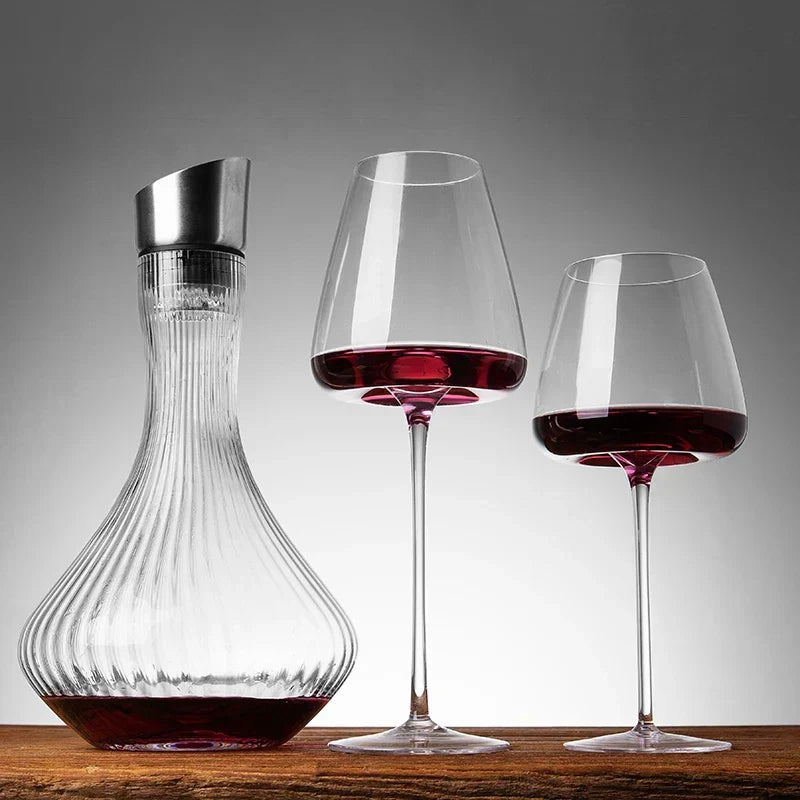 Krystalvinglas | LuxeSip | Håndlavet elegance