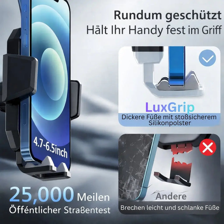 Mobilholder til bilen med sugekop | 360° drejelig holder til instrumentbræt og forrude