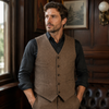 Elegant traditionel herrevest med knapper