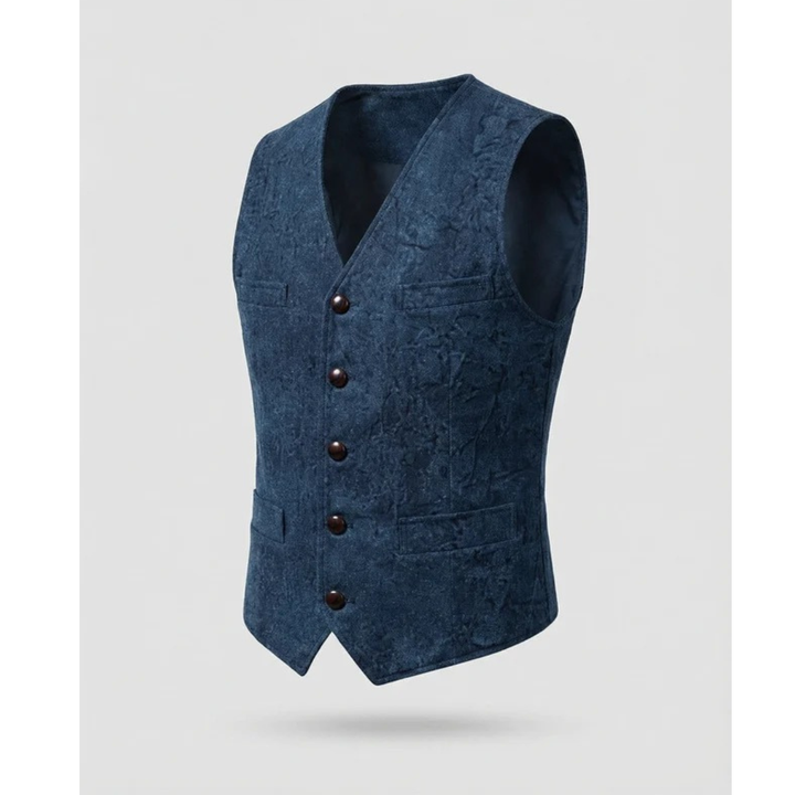 Elegant traditionel herrevest med knapper