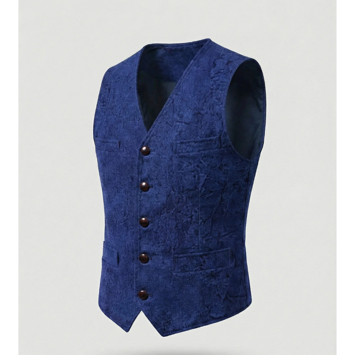 Elegant traditionel herrevest med knapper