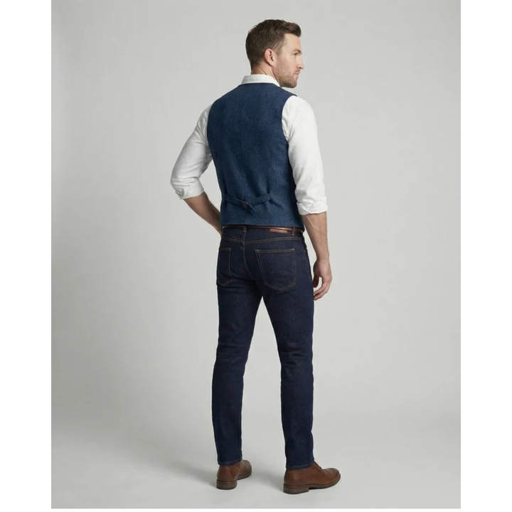 Elegant traditionel herrevest med knapper