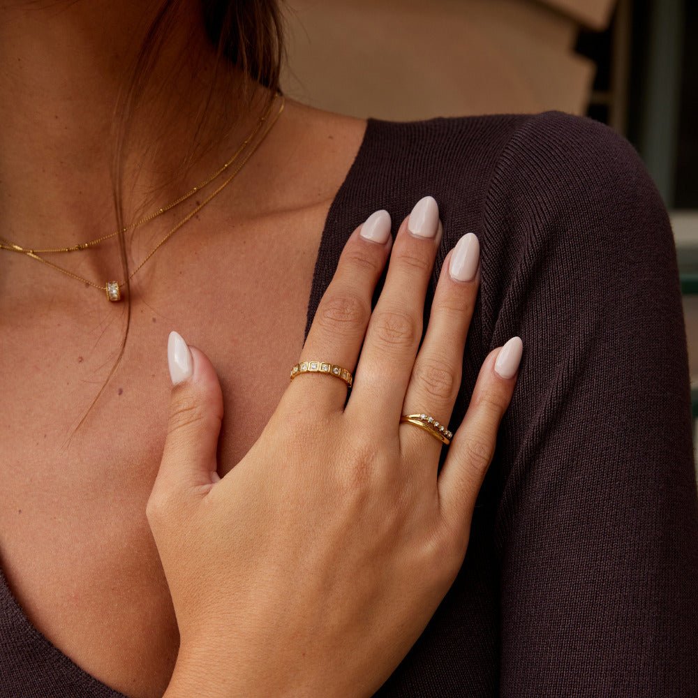 Hera Guld Krystalring
