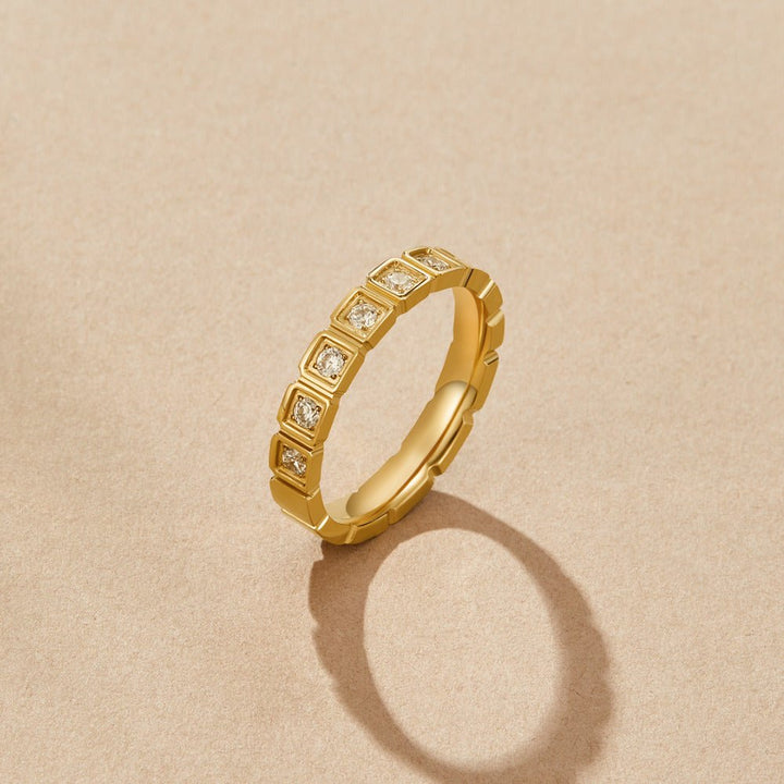 Hera Guld Krystalring