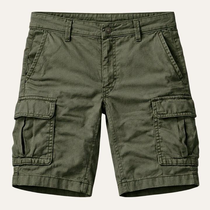 Cargoshorts til mænd med lommeklapper