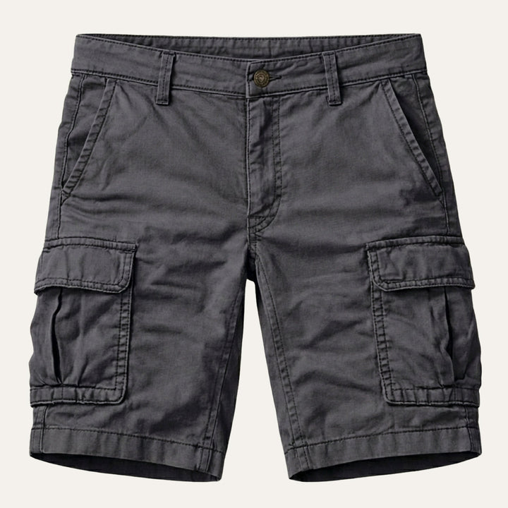 Cargoshorts til mænd med lommeklapper