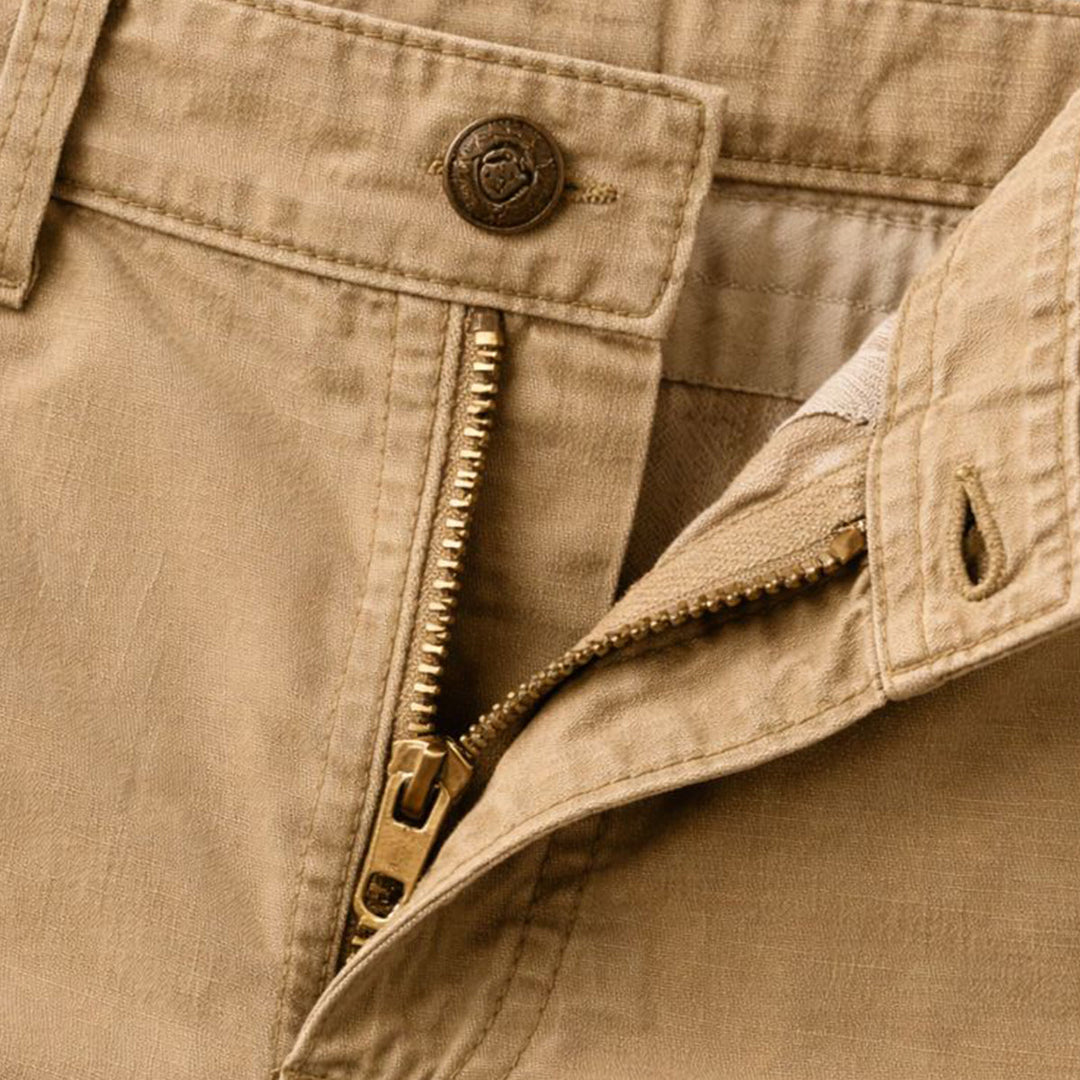 Cargoshorts til mænd med lommeklapper