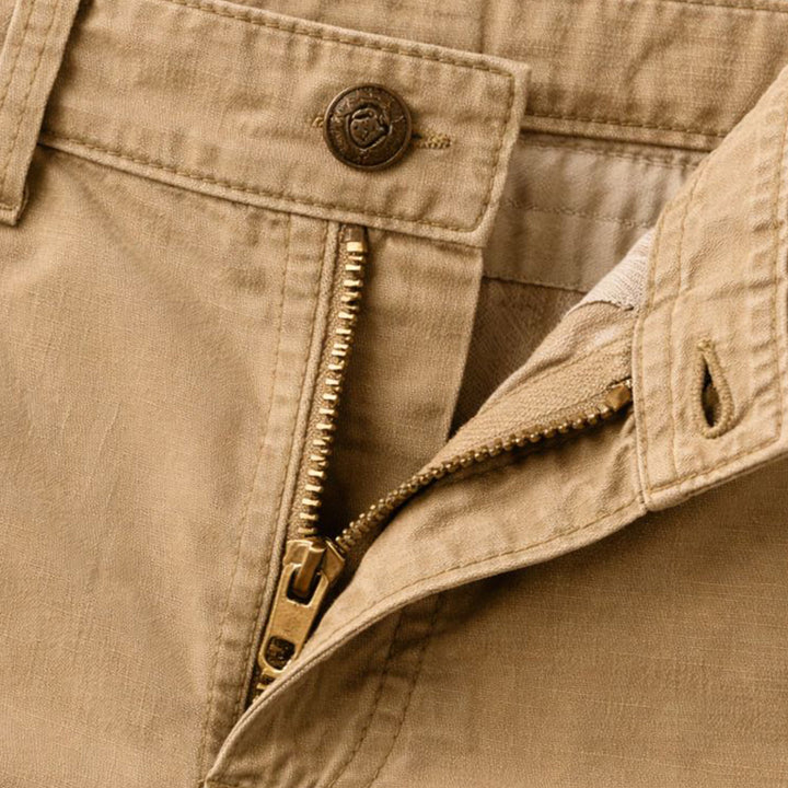 Cargoshorts til mænd med lommeklapper