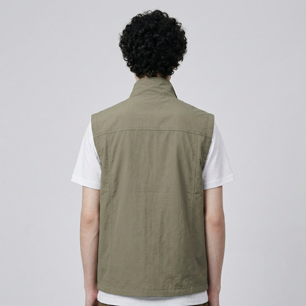 Herre Hurtigtørrende vest – Funktionelt design med aktiv stil