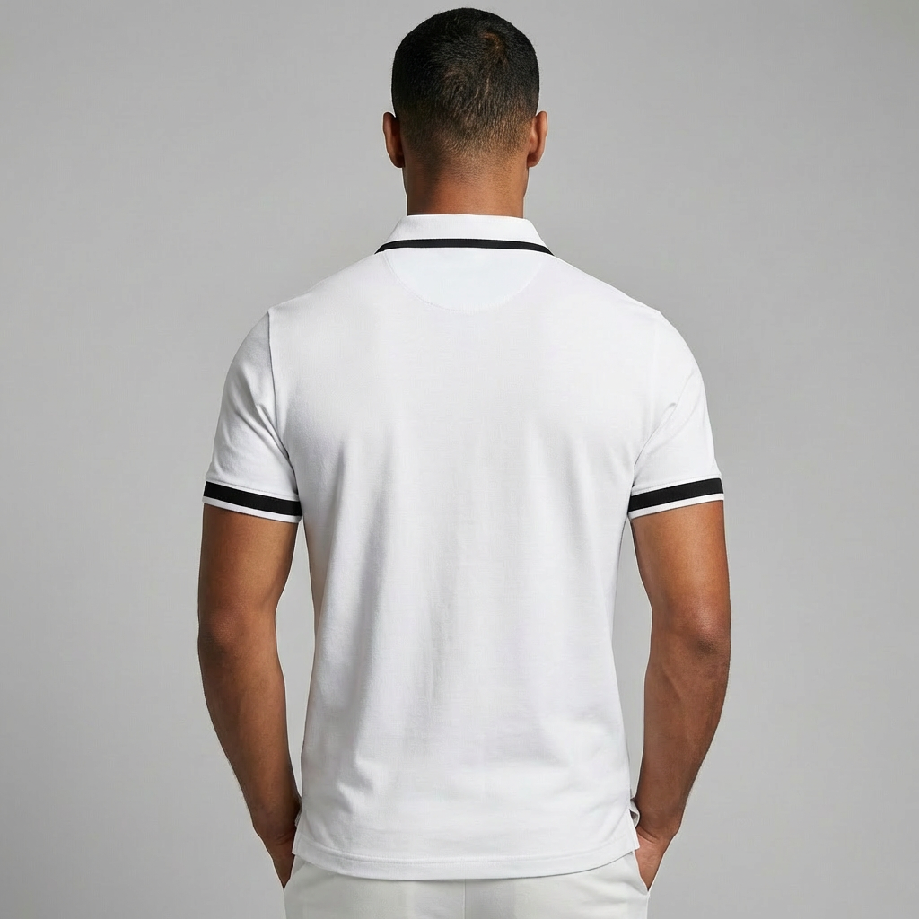 Elegant herrepoloshirt – alsidig og stilfuld