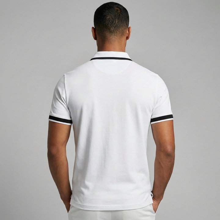 Elegant herrepoloshirt – alsidig og stilfuld