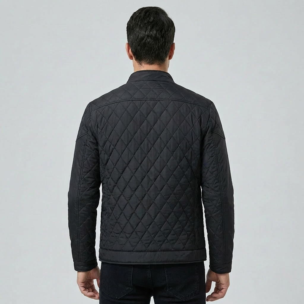 Elegant quiltet overgangsjakke til mænd