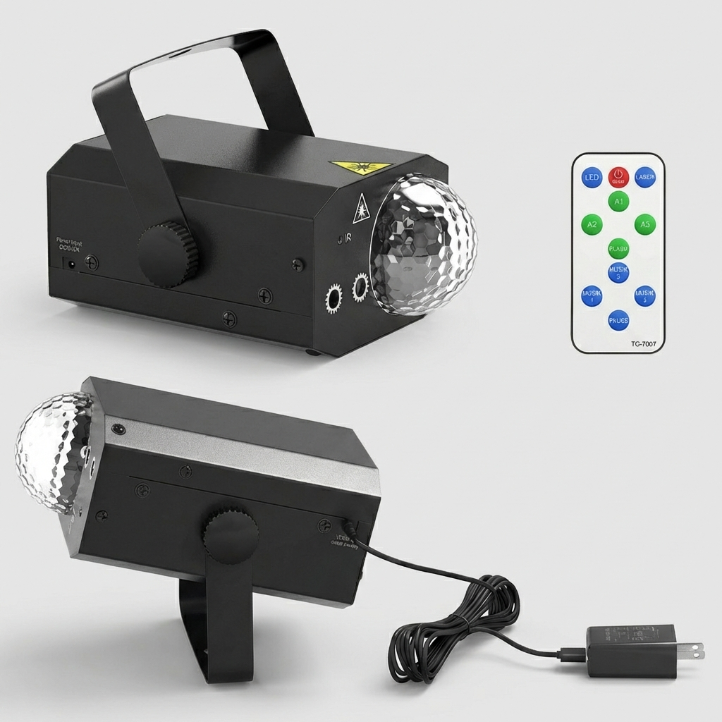2-i-1 laserdiskolys
