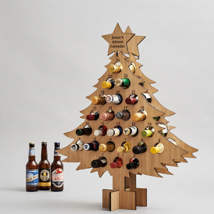 Ølflaske adventskalender