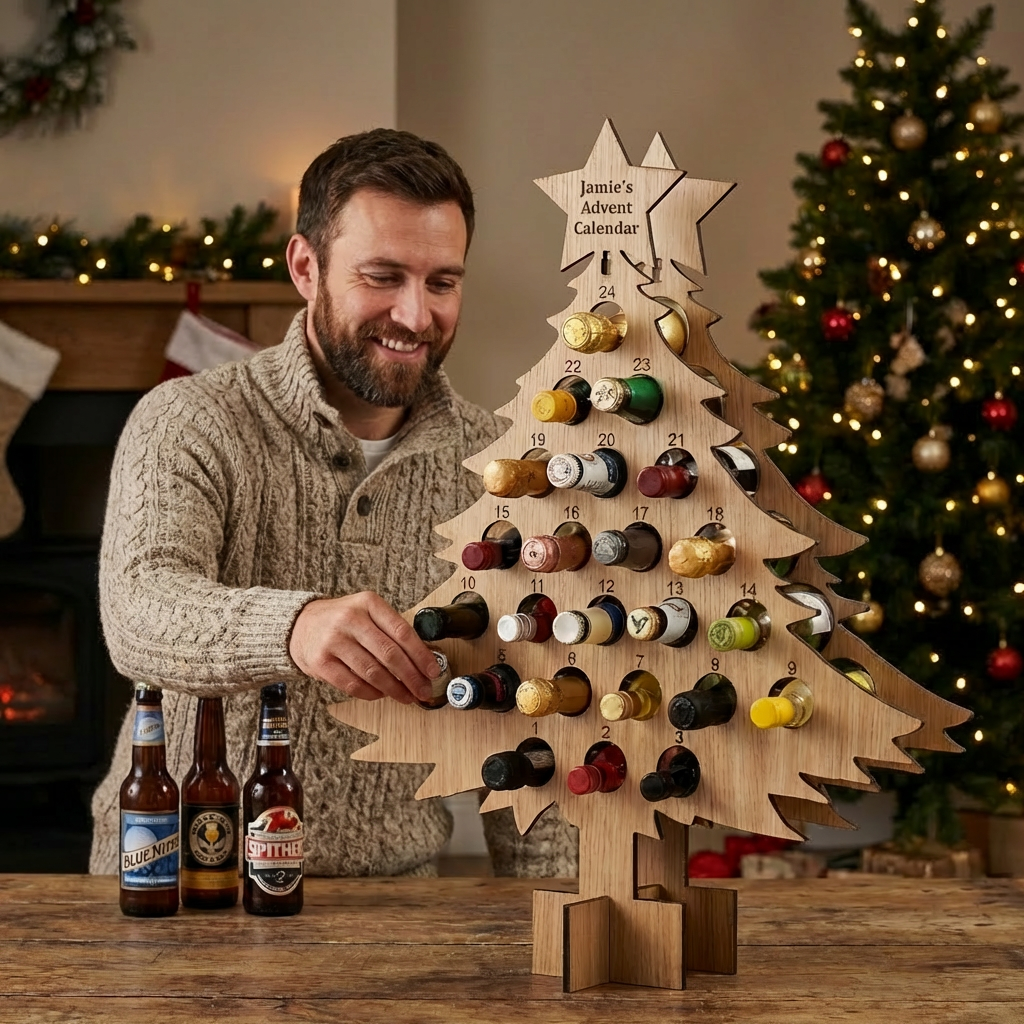 Ølflaske adventskalender