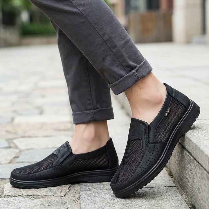Åndbare loafers – Letvægts elegance til hverdagsbrug