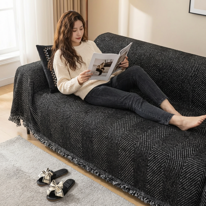 Vendbar Herringbone Sofa Cover