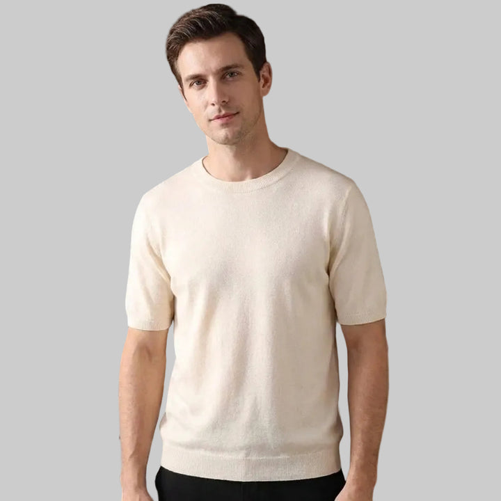Herre-T-shirt med rund hals – Elevated Basics til hverdagsbrug
