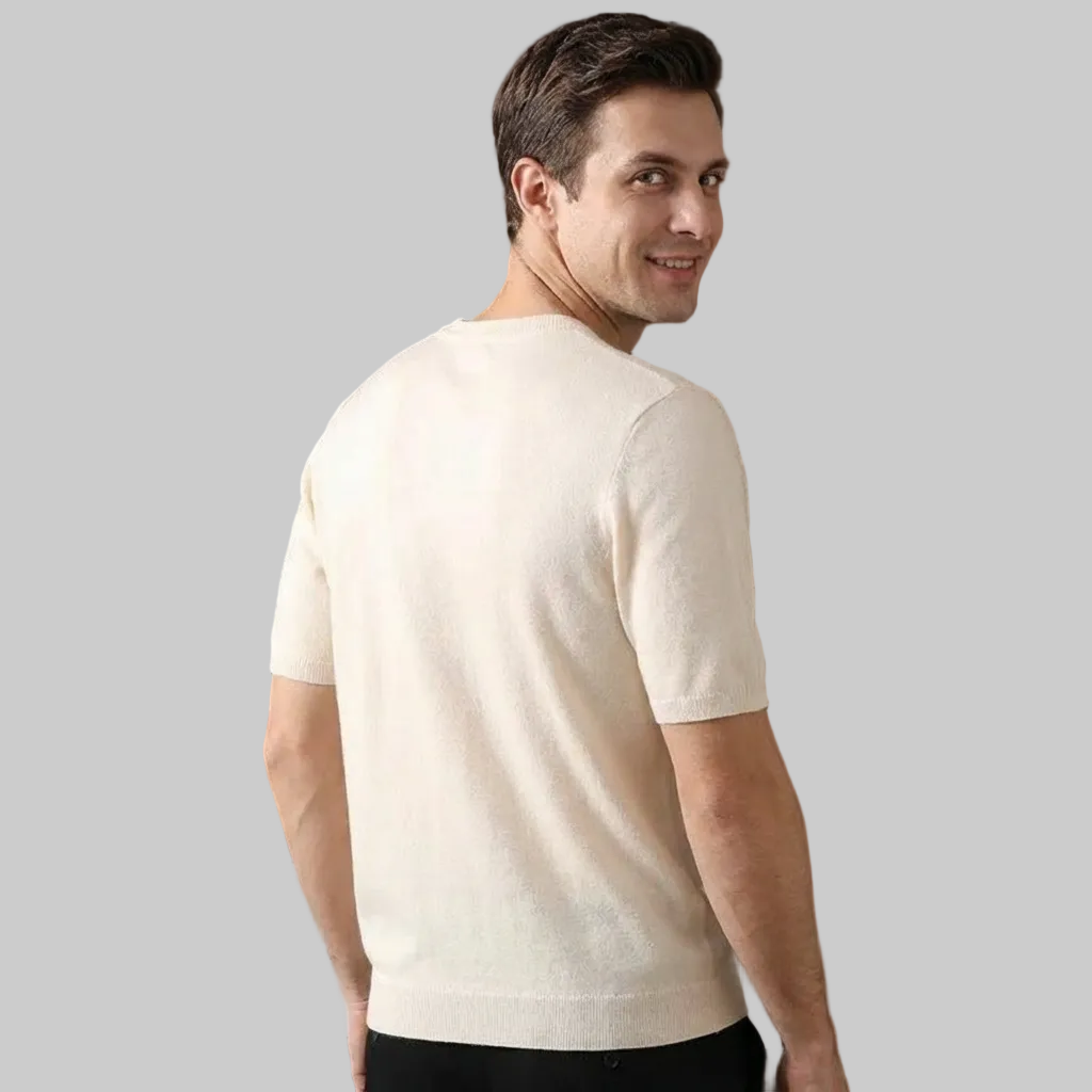 Herre-T-shirt med rund hals – Elevated Basics til hverdagsbrug